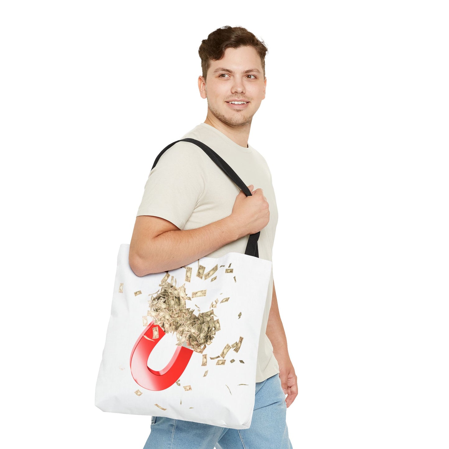 Tote Bag - Money Magnet. Perfect for Financial Goals & Motivational Gifts
