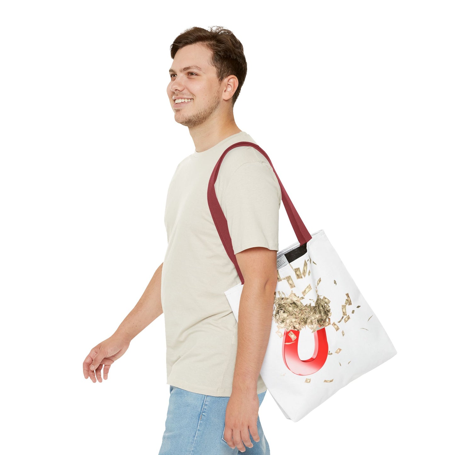Tote Bag - Money Magnet. Perfect for Financial Goals & Motivational Gifts