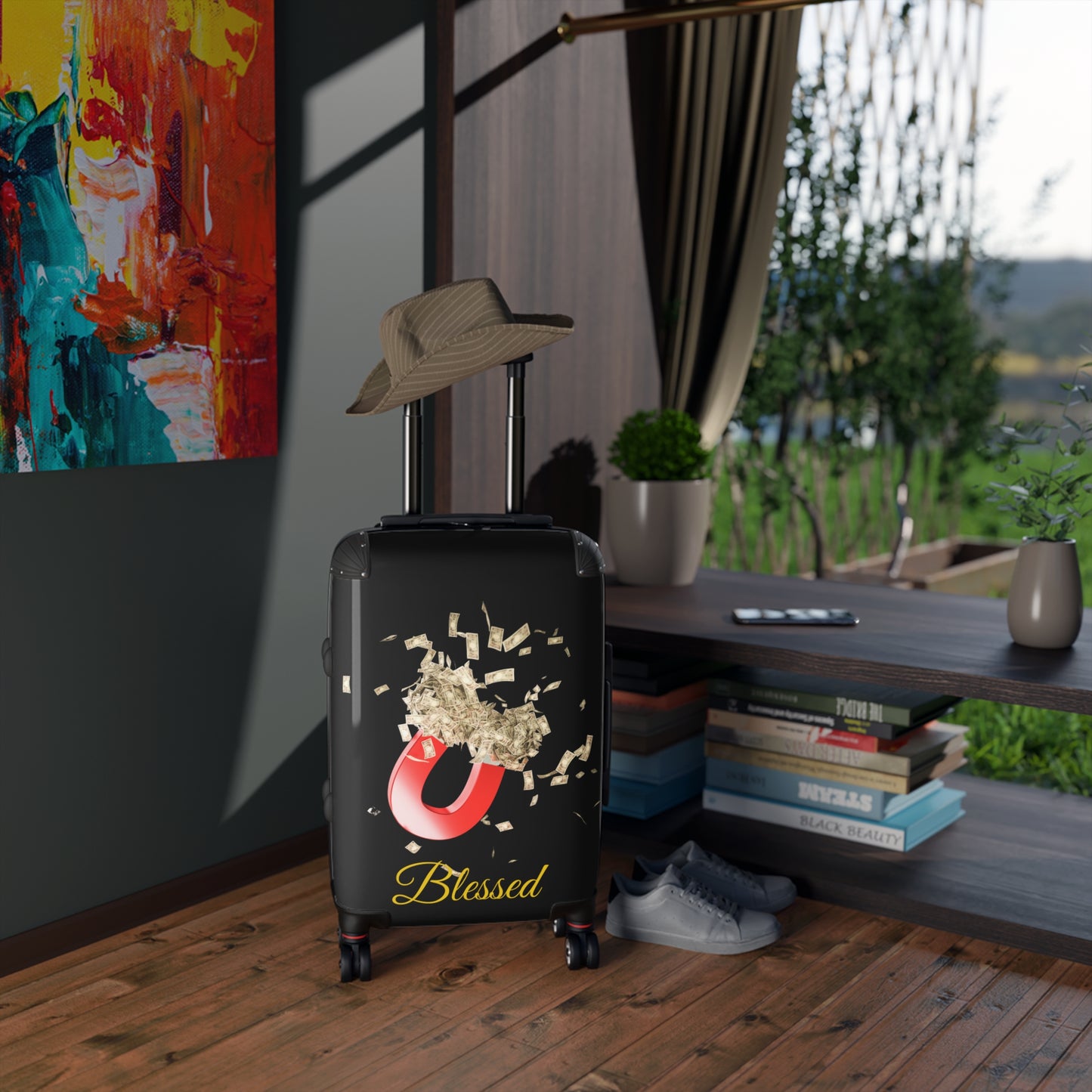Travel Suitcase | Stylish Luggage for Wanderlust | Perfect for Jetsetters, Vacations, Holidays, Adventurers, Gift Ideas