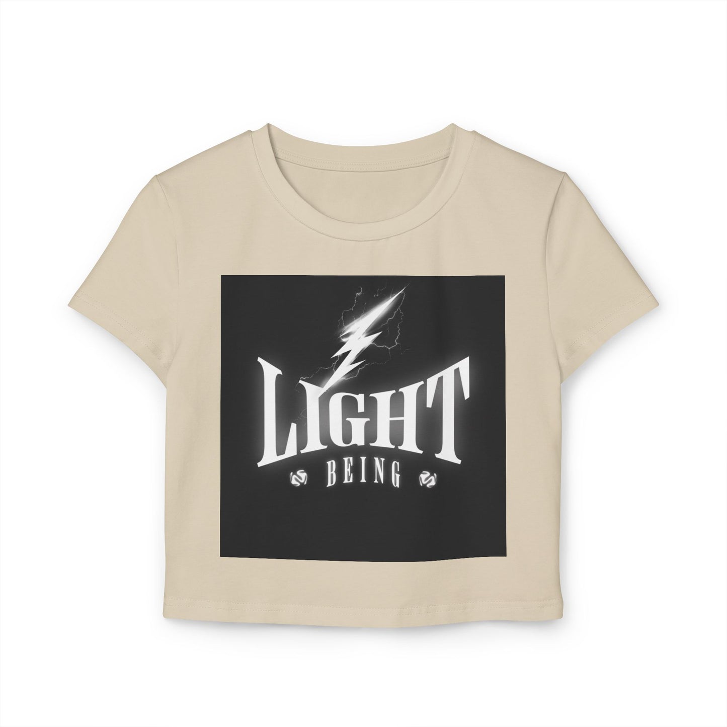 Women Baby Tee Graphic Crop Top, Cute Casual Wear, Uplifting Gift, Summer Fashion