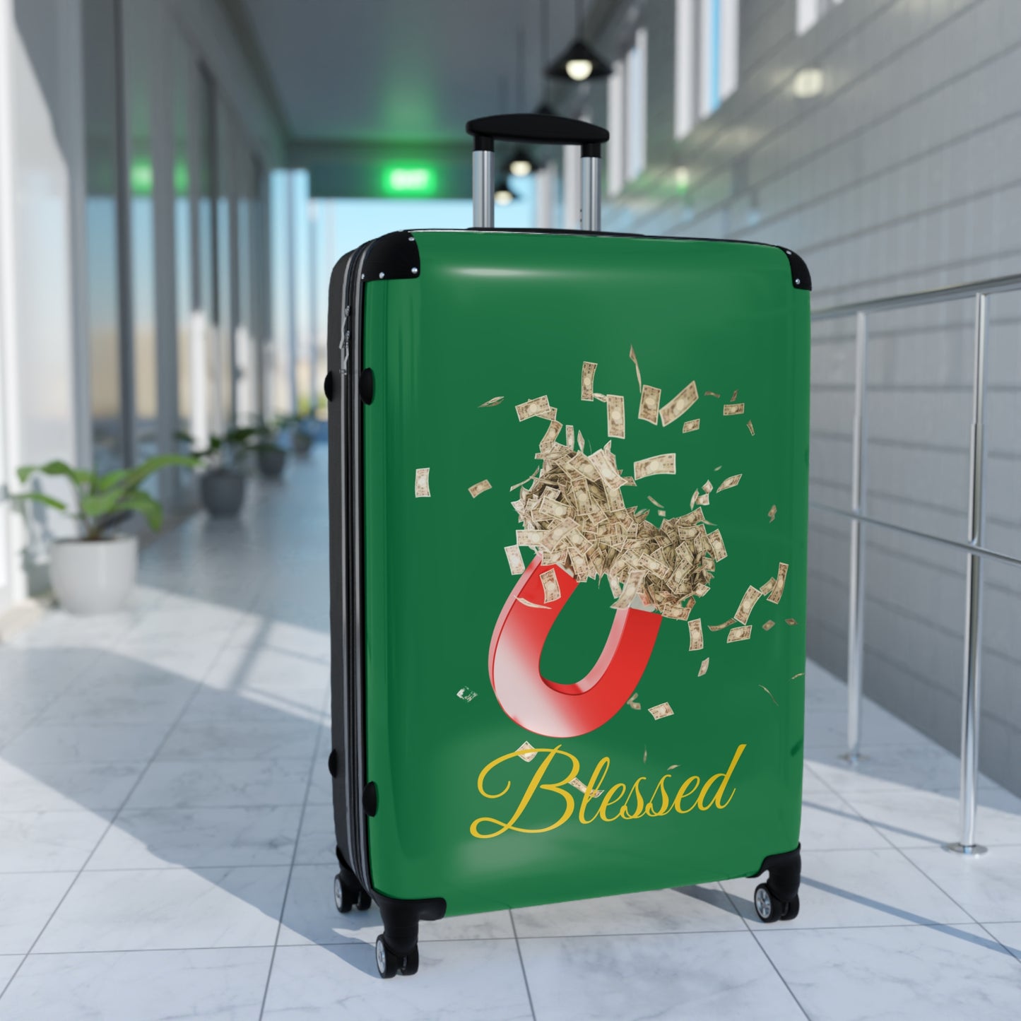 Travel Suitcase | Stylish Luggage for Wanderlust | Perfect for Jetsetters, Vacations, Holidays, Adventurers, Gift Ideas