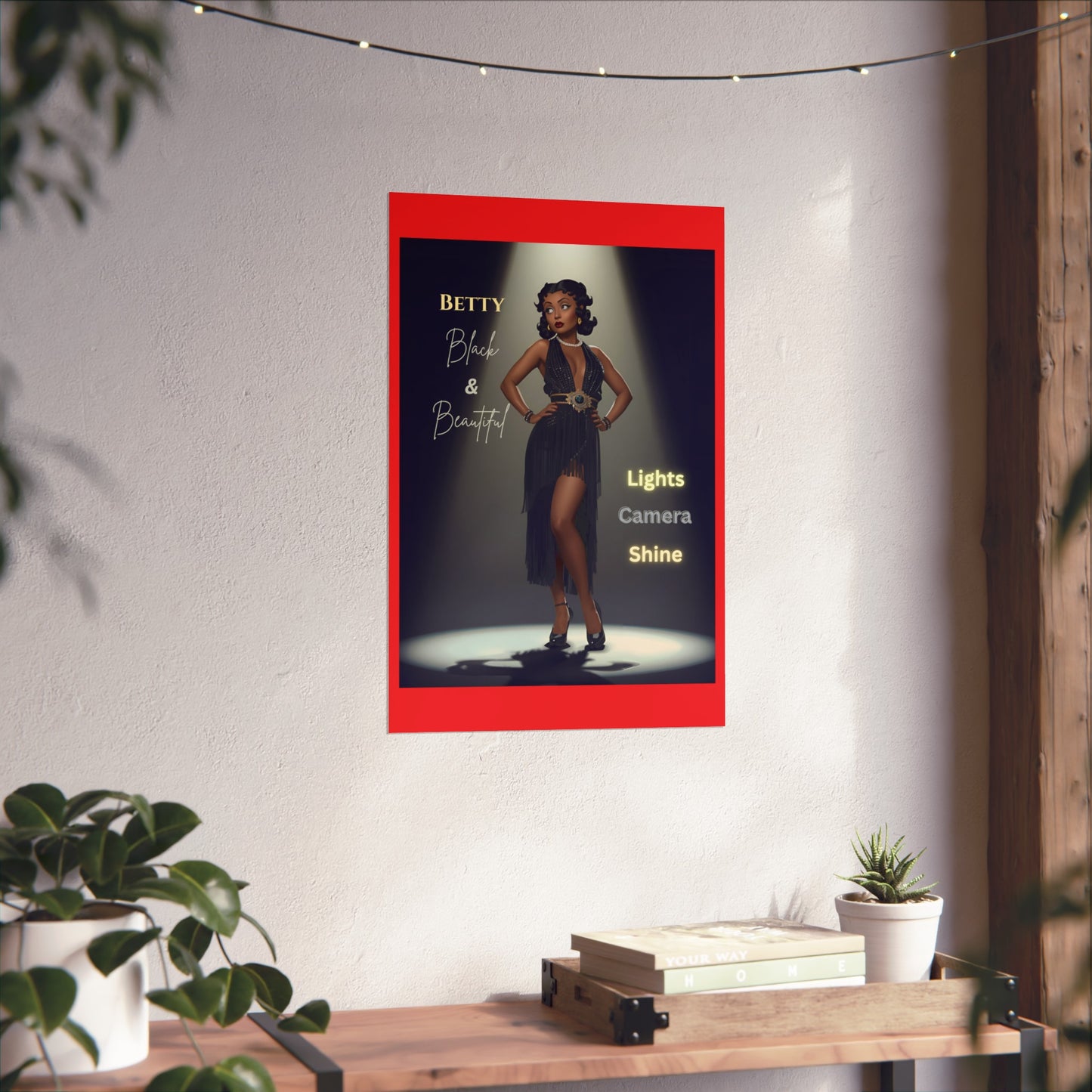 Vintage Fine Art Poster Betty Boop