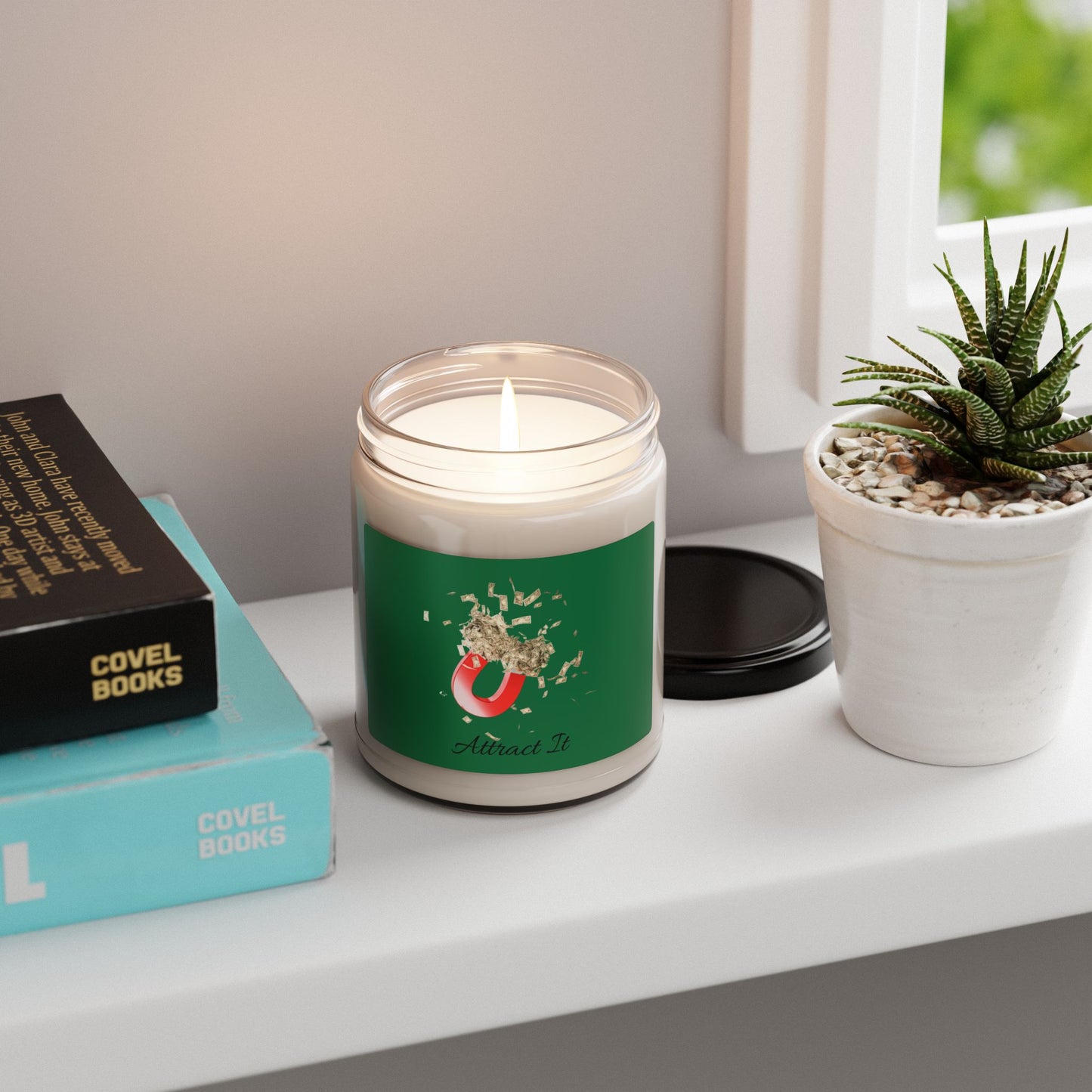 Scented Soy Candle | Cozy Home Decor, Gift for Him/Her, Relaxation Gift, Aromatherapy, Holiday Gift Magnetic Attraction