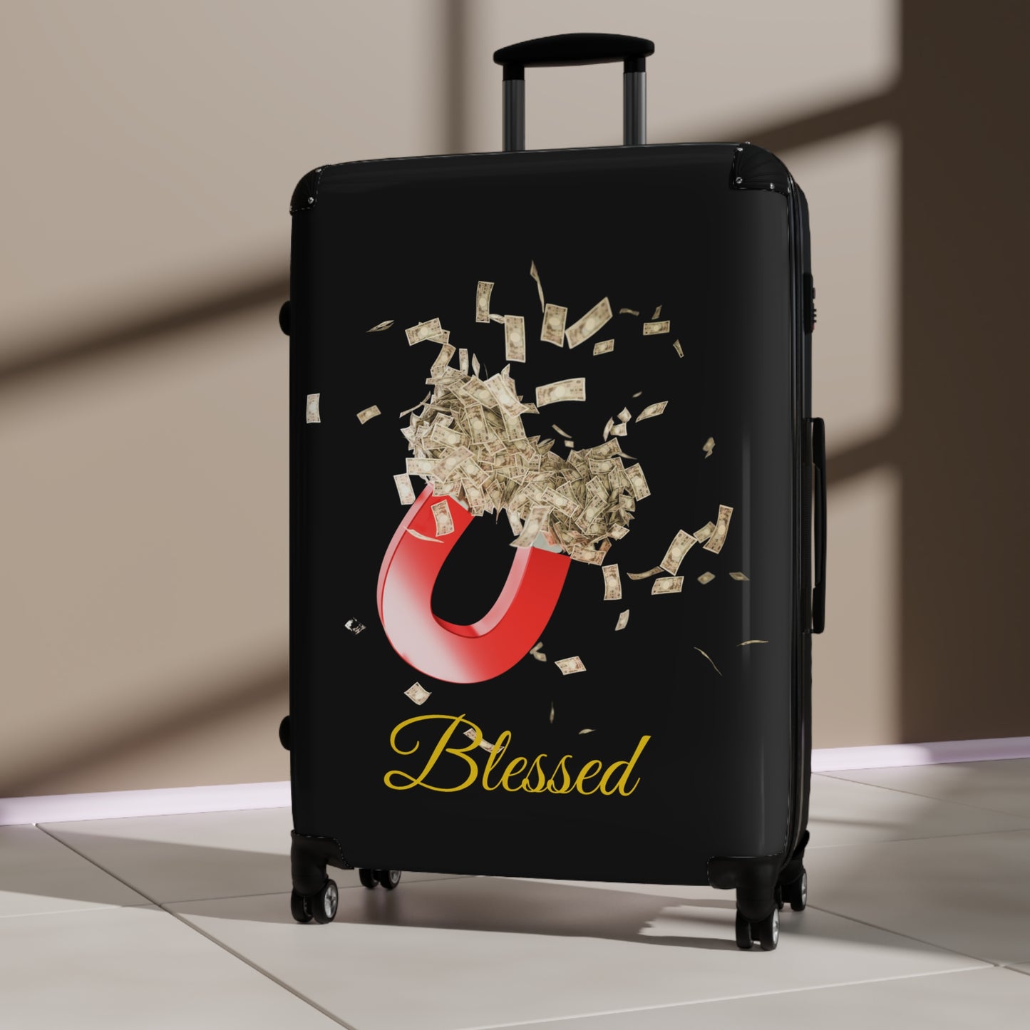 Travel Suitcase | Stylish Luggage for Wanderlust | Perfect for Jetsetters, Vacations, Holidays, Adventurers, Gift Ideas