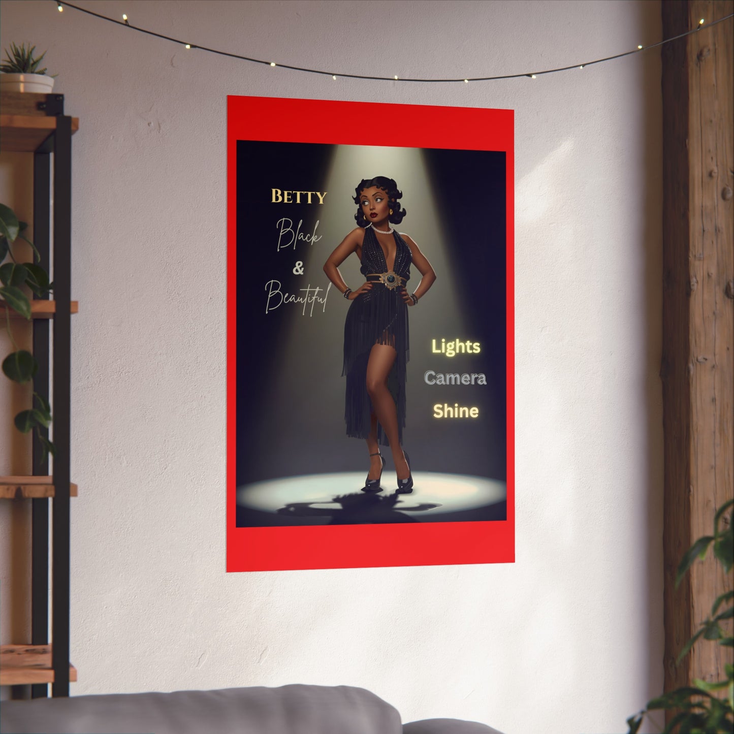 Vintage Fine Art Poster Betty Boop