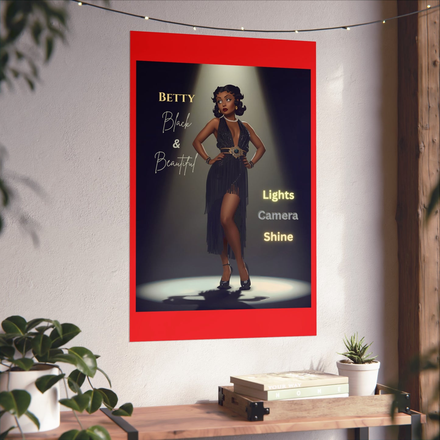 Vintage Fine Art Poster Betty Boop
