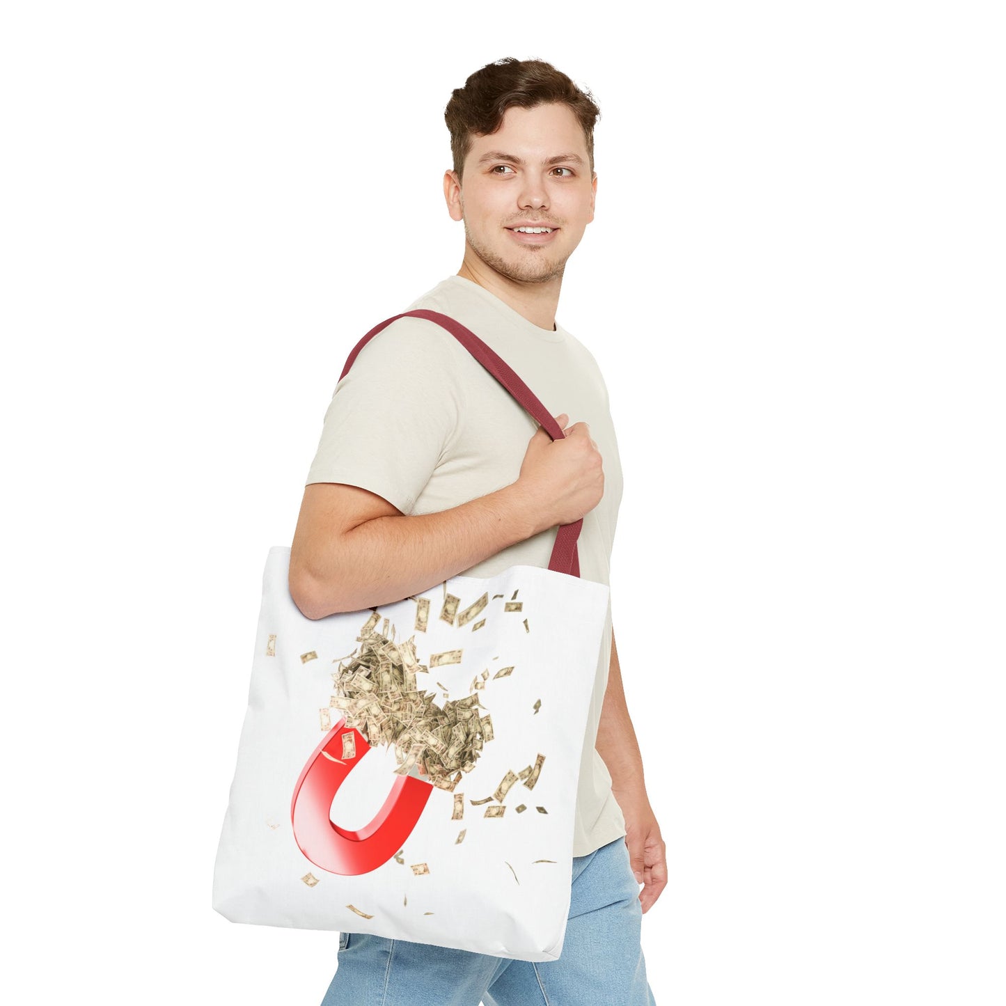 Tote Bag - Money Magnet. Perfect for Financial Goals & Motivational Gifts