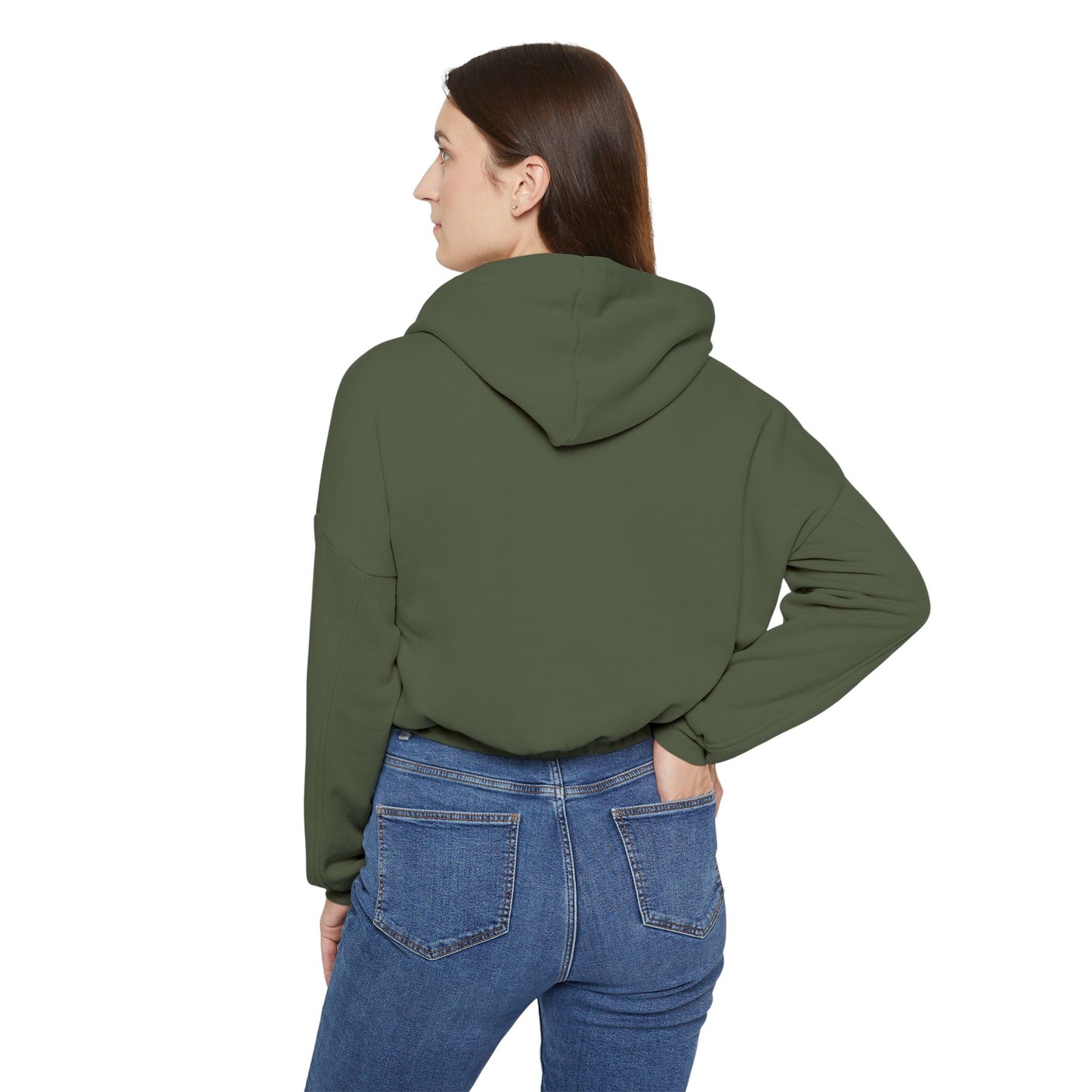 Women's Cinched Bottom Hoodie with Fun Graphic, Casual Fashion, Cozy Outfit, Unique Gift, Everyday Style, Fall Layering