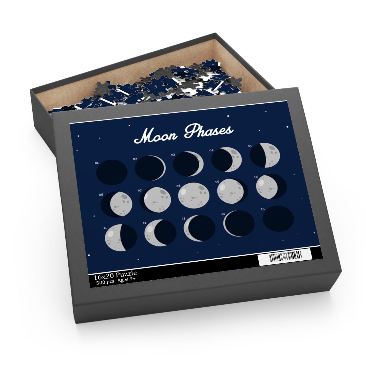 Moon Phase Puzzle (120, 252, 500-Piece)