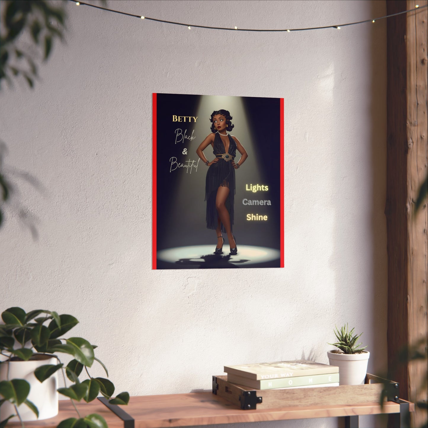 Vintage Fine Art Poster Betty Boop