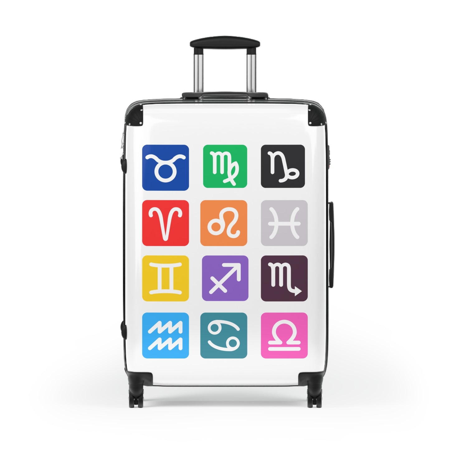 Zodiac Sign Suitcase, Astrology Travel Luggage, Personalized Carry-On, Perfect Gift for Travelers, Horoscope Lovers, Unique Baggage