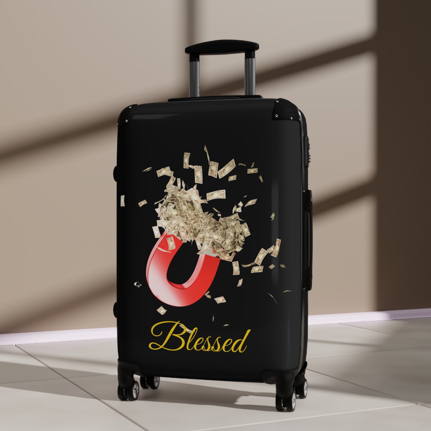 Travel Suitcase | Stylish Luggage for Wanderlust | Perfect for Jetsetters, Vacations, Holidays, Adventurers, Gift Ideas