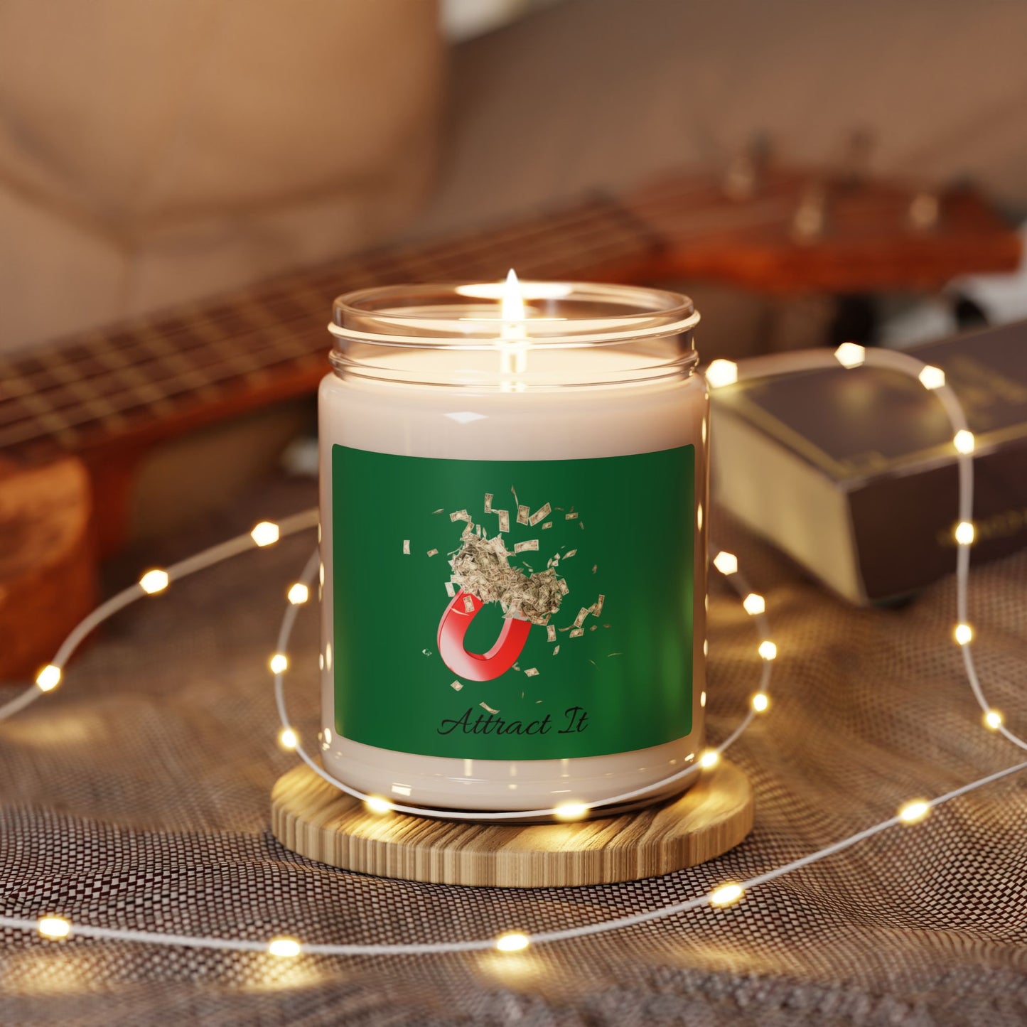 Scented Soy Candle | Cozy Home Decor, Gift for Him/Her, Relaxation Gift, Aromatherapy, Holiday Gift Magnetic Attraction