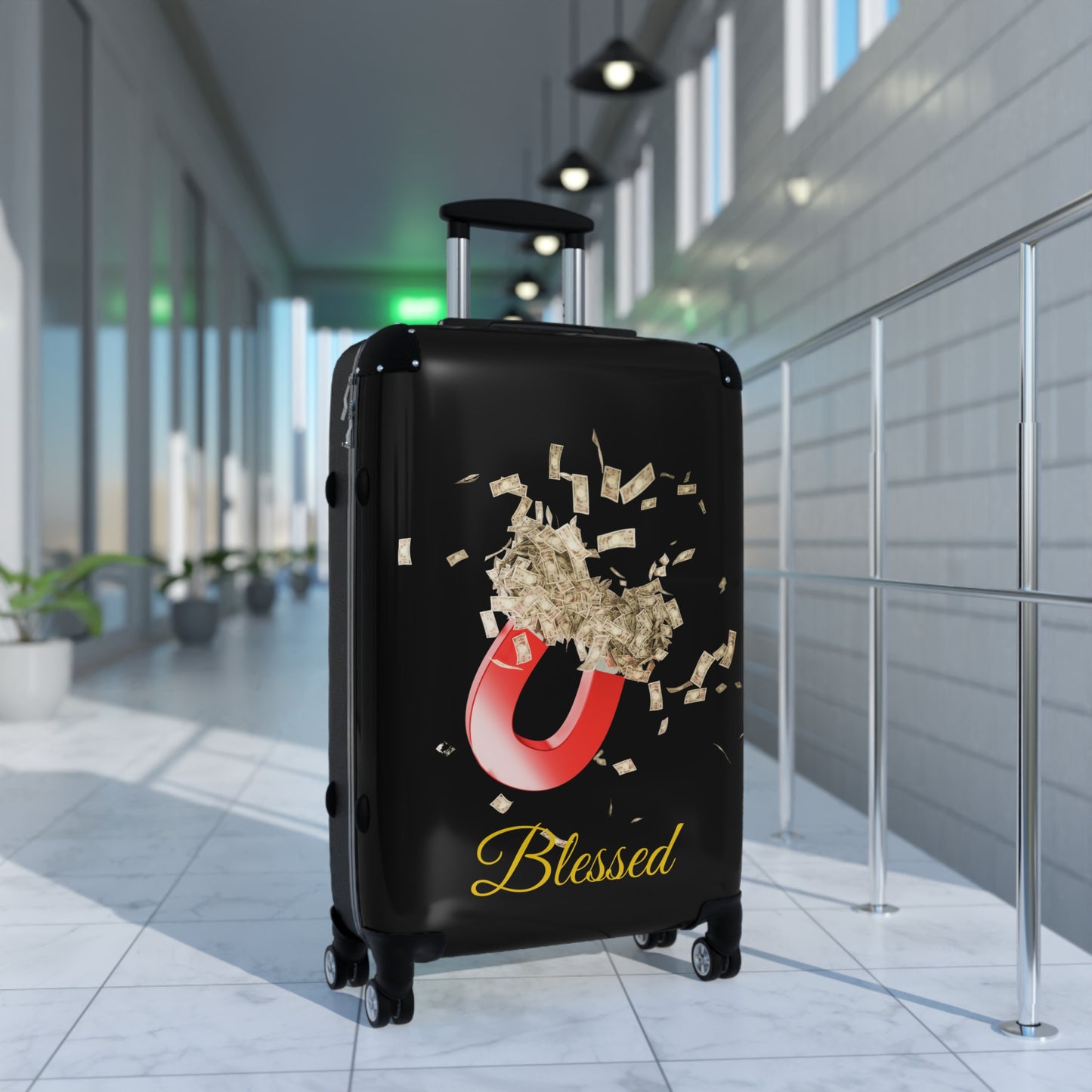 Travel Suitcase | Stylish Luggage for Wanderlust | Perfect for Jetsetters, Vacations, Holidays, Adventurers, Gift Ideas