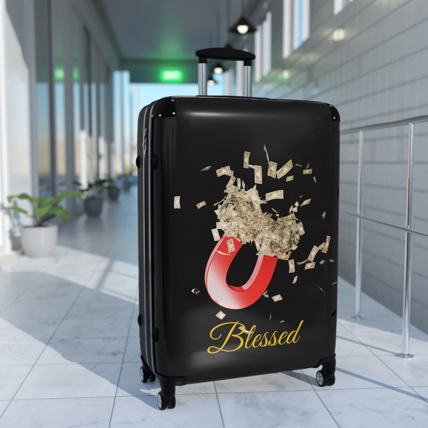 Travel Suitcase | Stylish Luggage for Wanderlust | Perfect for Jetsetters, Vacations, Holidays, Adventurers, Gift Ideas