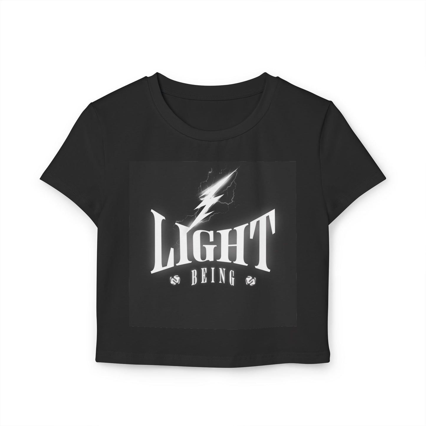 Women Baby Tee Graphic Crop Top, Cute Casual Wear, Uplifting Gift, Summer Fashion