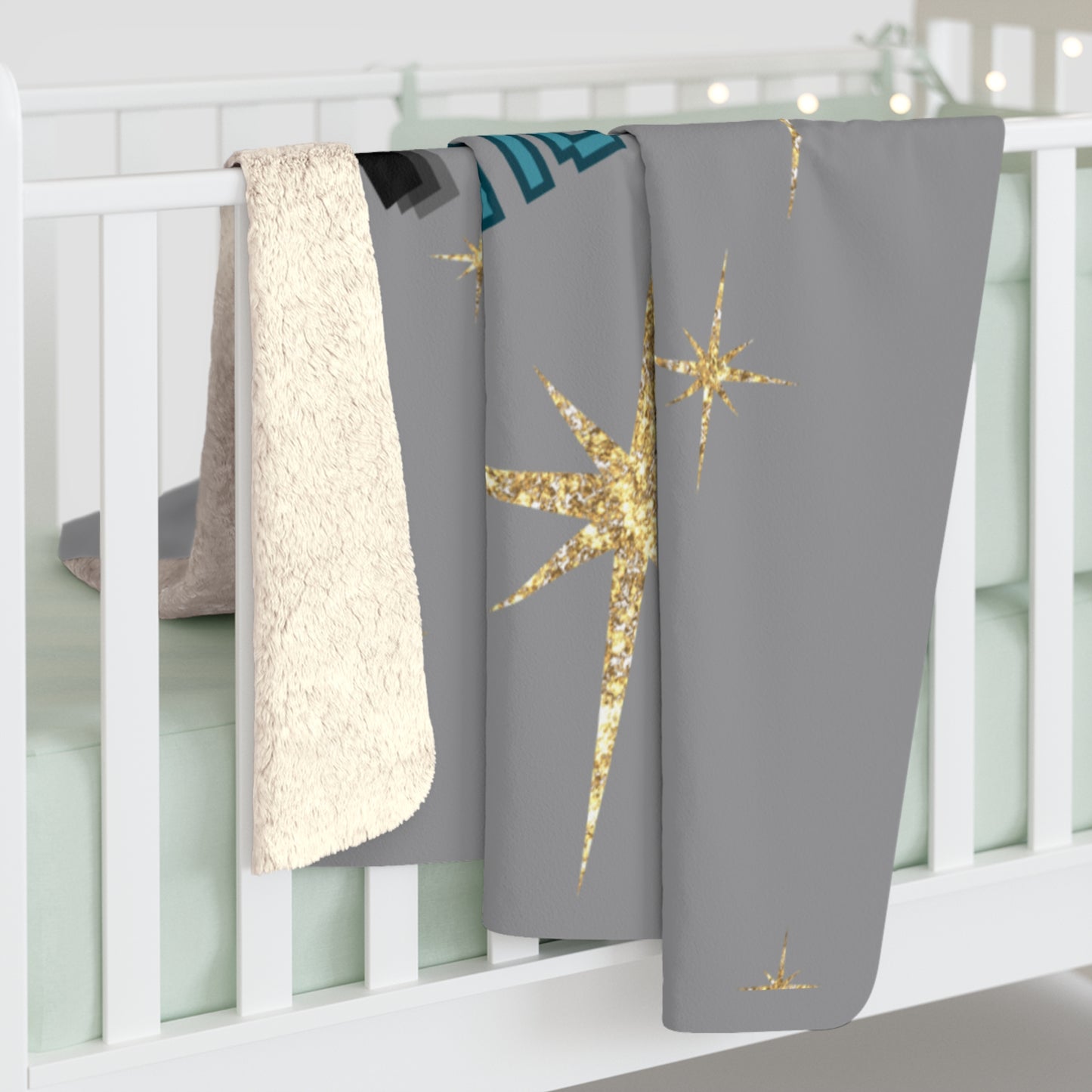 Manifest Sherpa Fleece Blanket