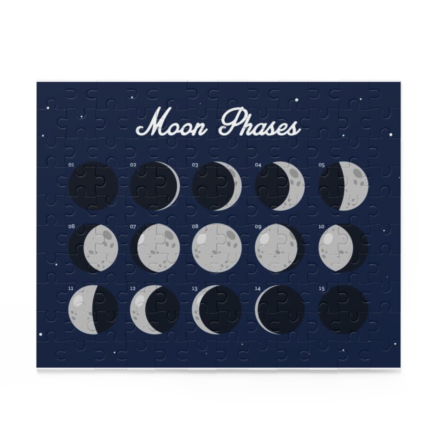 Moon Phase Puzzle (120, 252, 500-Piece)