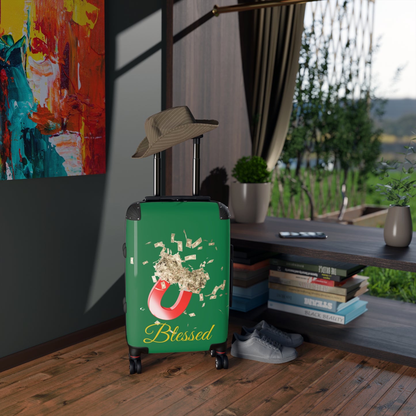 Travel Suitcase | Stylish Luggage for Wanderlust | Perfect for Jetsetters, Vacations, Holidays, Adventurers, Gift Ideas