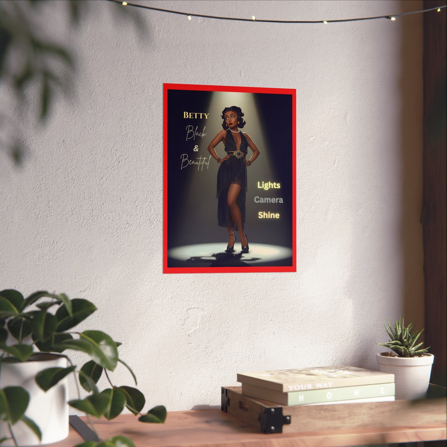Vintage Fine Art Poster Betty Boop