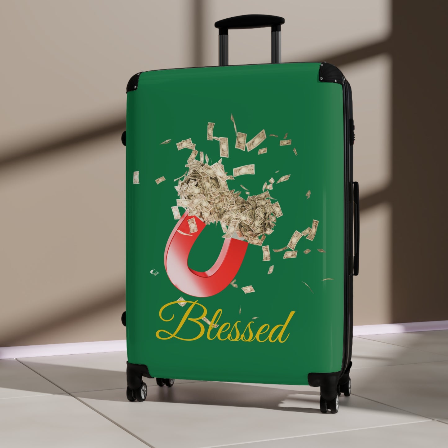 Travel Suitcase | Stylish Luggage for Wanderlust | Perfect for Jetsetters, Vacations, Holidays, Adventurers, Gift Ideas