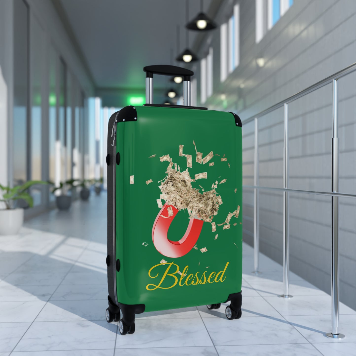 Travel Suitcase | Stylish Luggage for Wanderlust | Perfect for Jetsetters, Vacations, Holidays, Adventurers, Gift Ideas