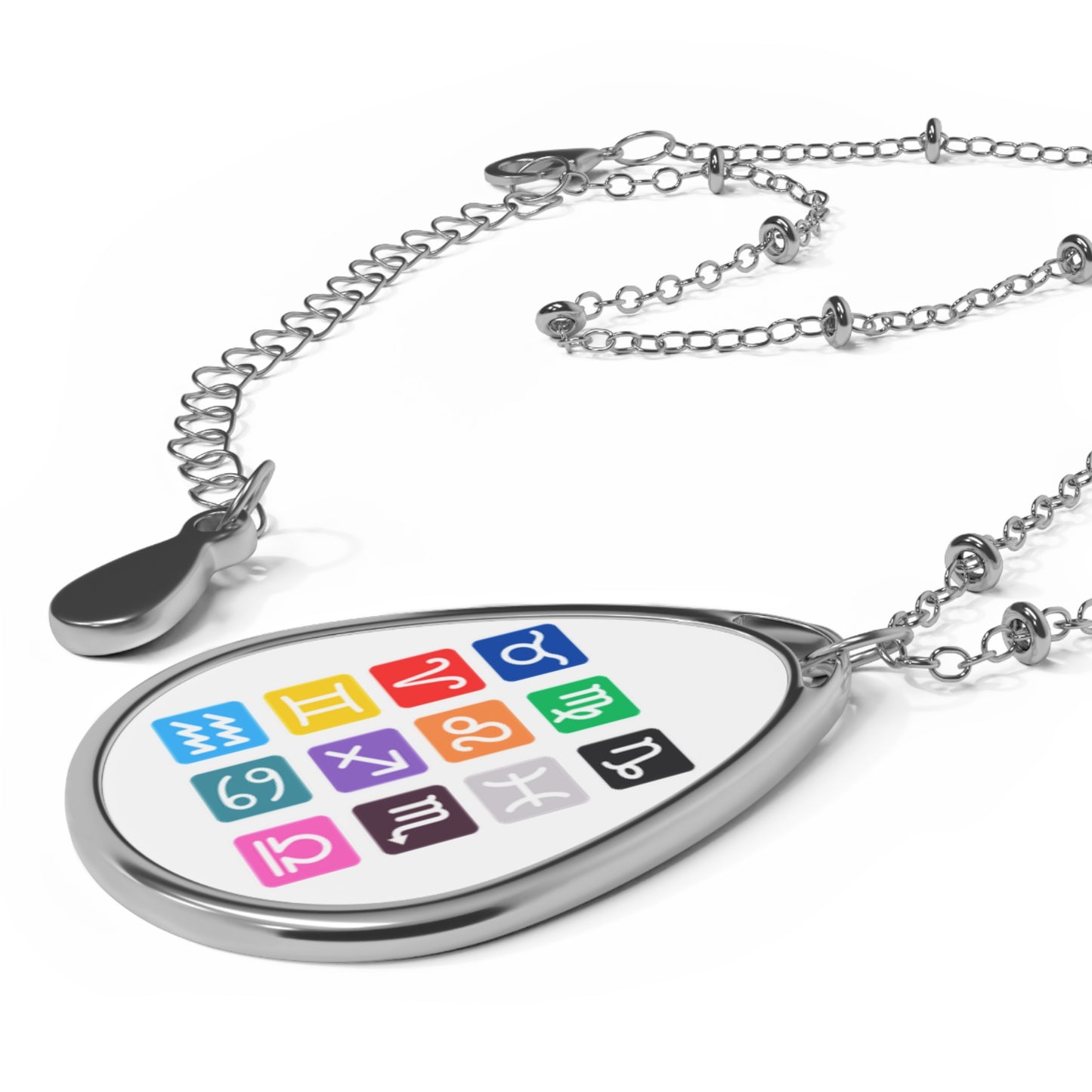 Zodiac Oval Necklace