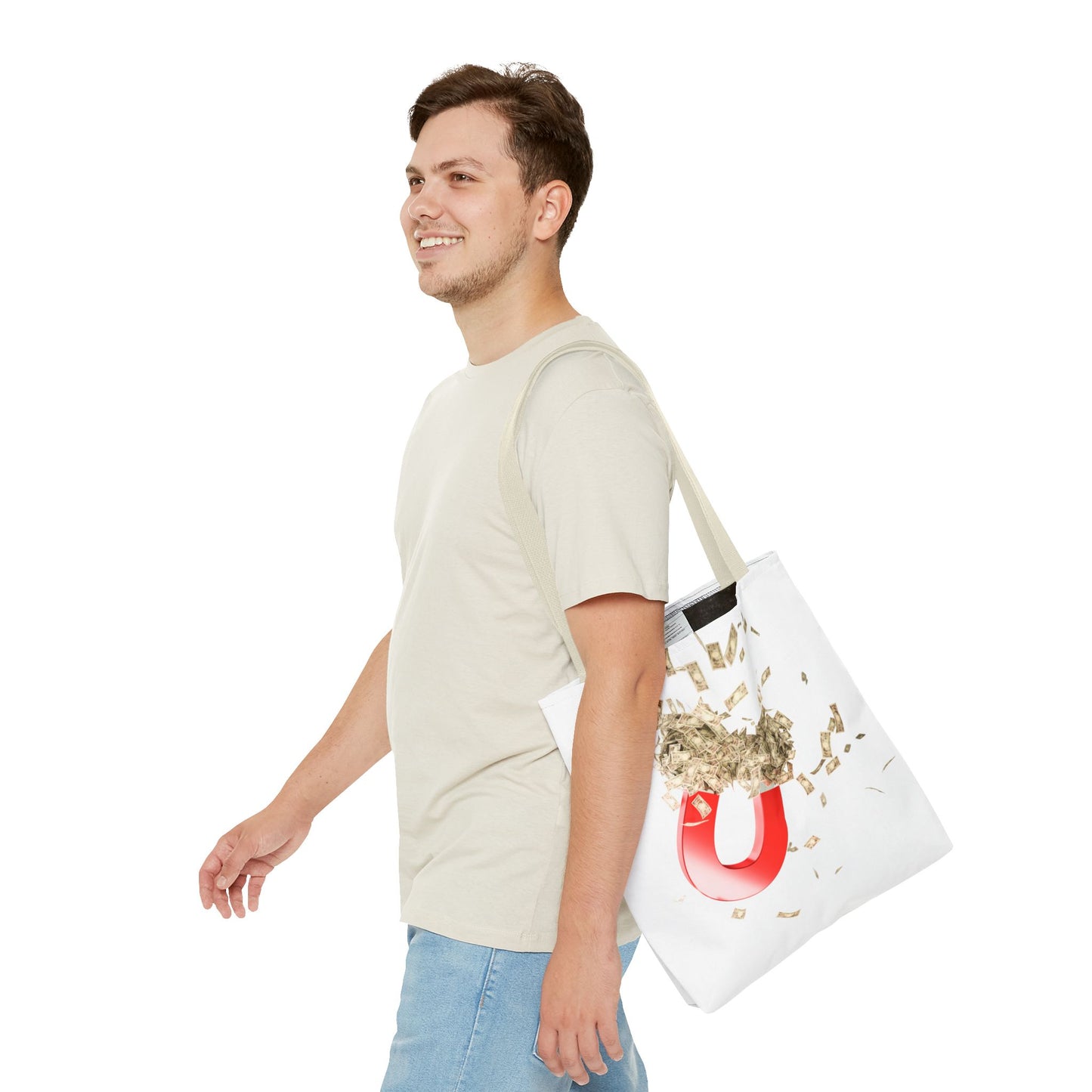 Tote Bag - Money Magnet. Perfect for Financial Goals & Motivational Gifts