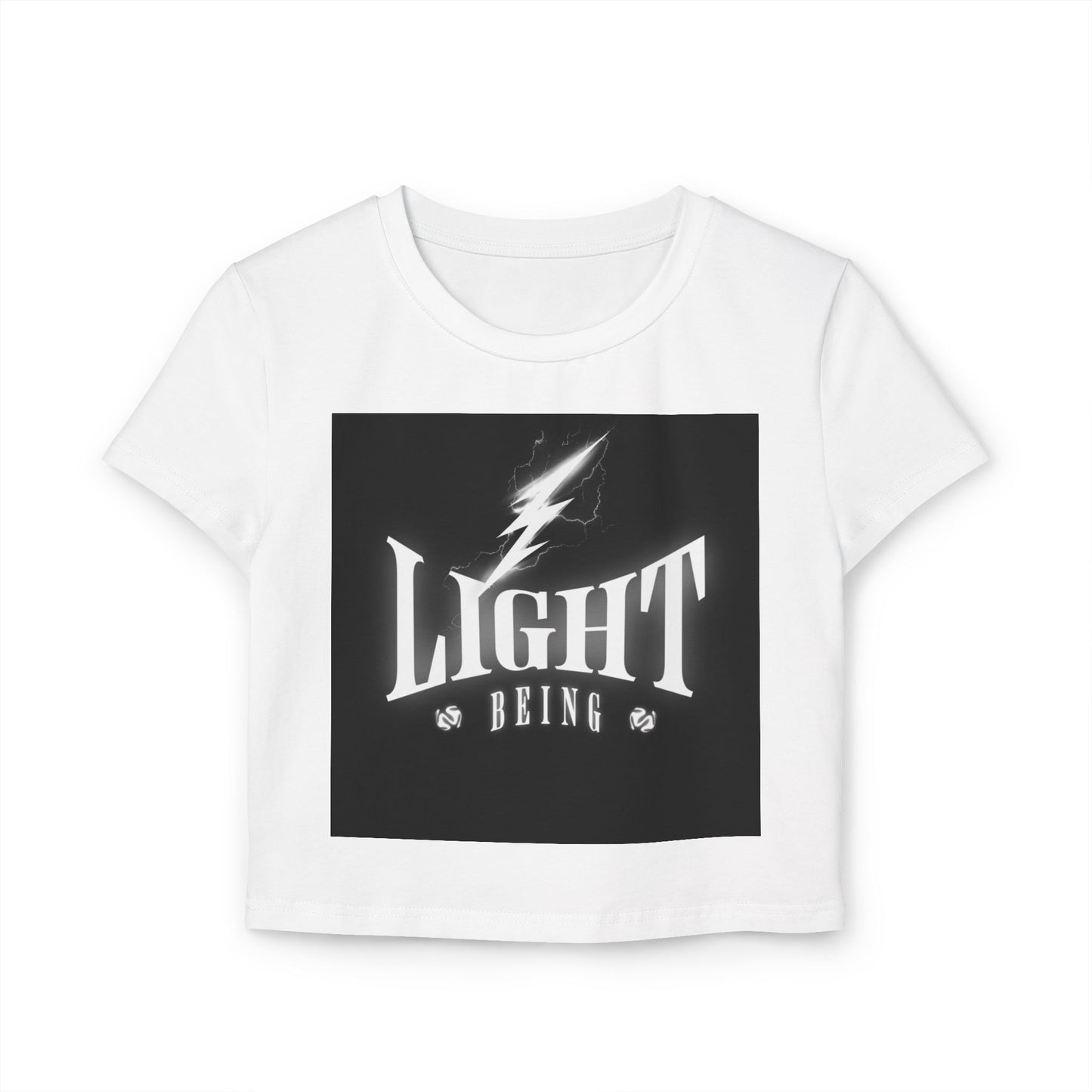 Women Baby Tee Graphic Crop Top, Cute Casual Wear, Uplifting Gift, Summer Fashion