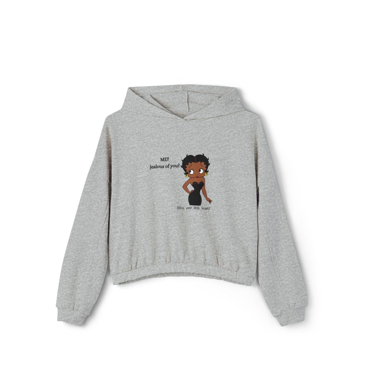 Women's Cinched Bottom Hoodie with Fun Graphic, Casual Fashion, Cozy Outfit, Unique Gift, Everyday Style, Fall Layering