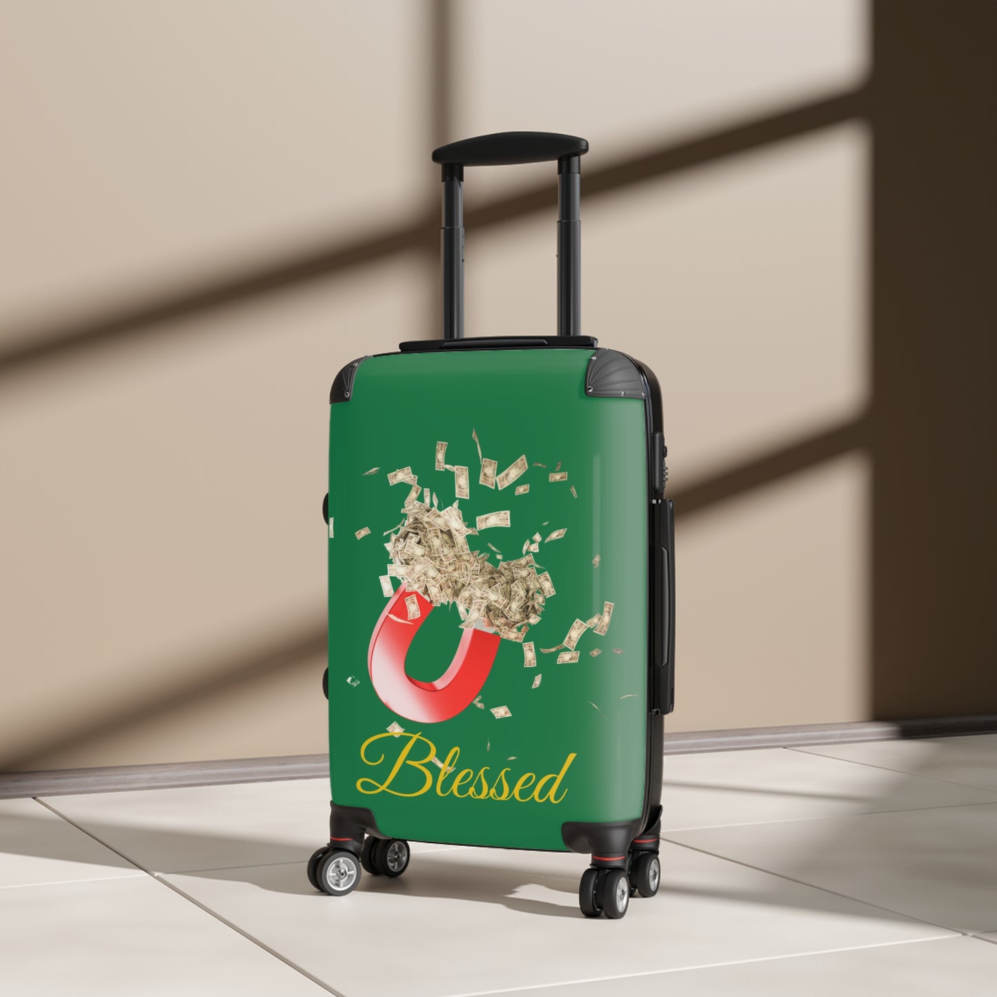 Travel Suitcase | Stylish Luggage for Wanderlust | Perfect for Jetsetters, Vacations, Holidays, Adventurers, Gift Ideas