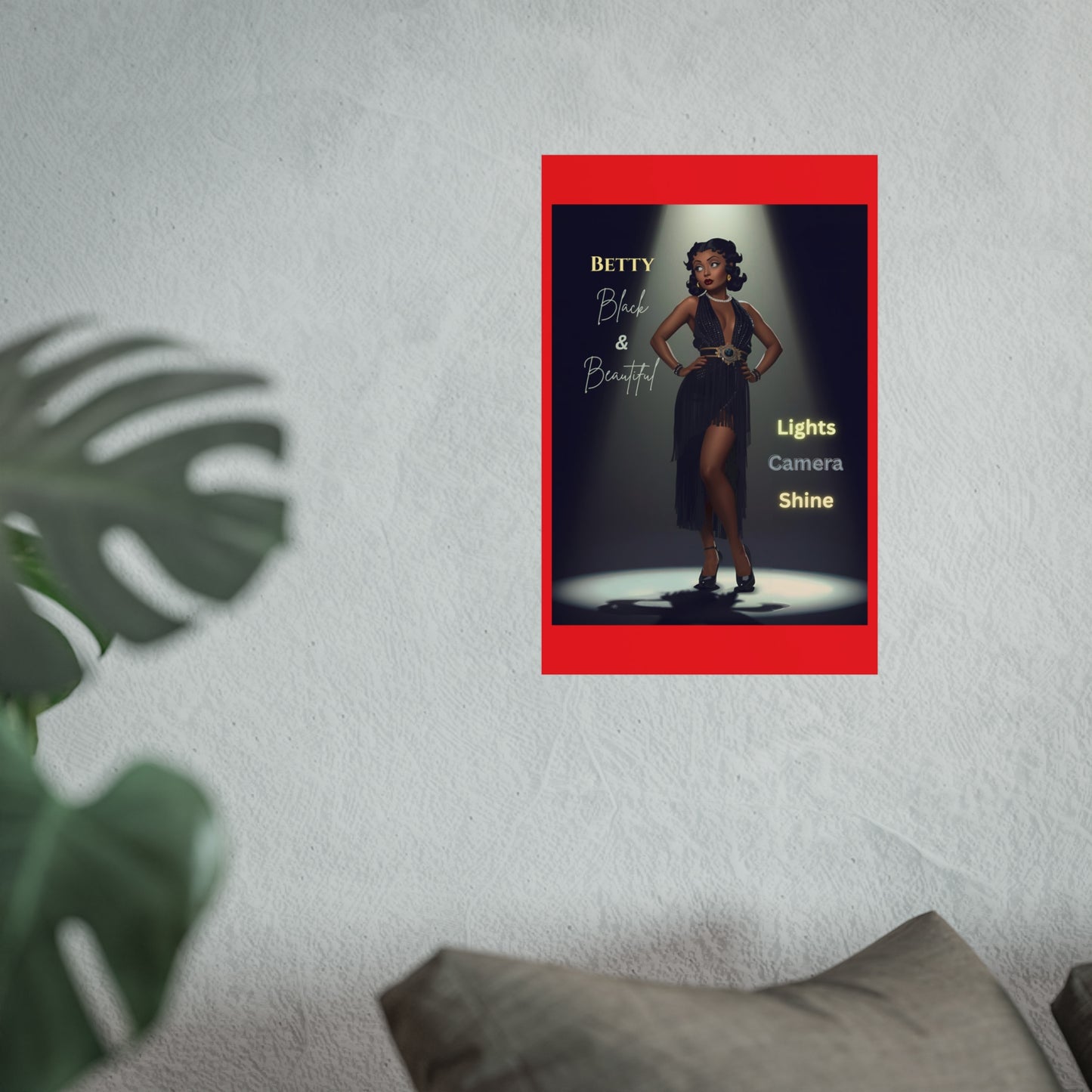 Vintage Fine Art Poster Betty Boop