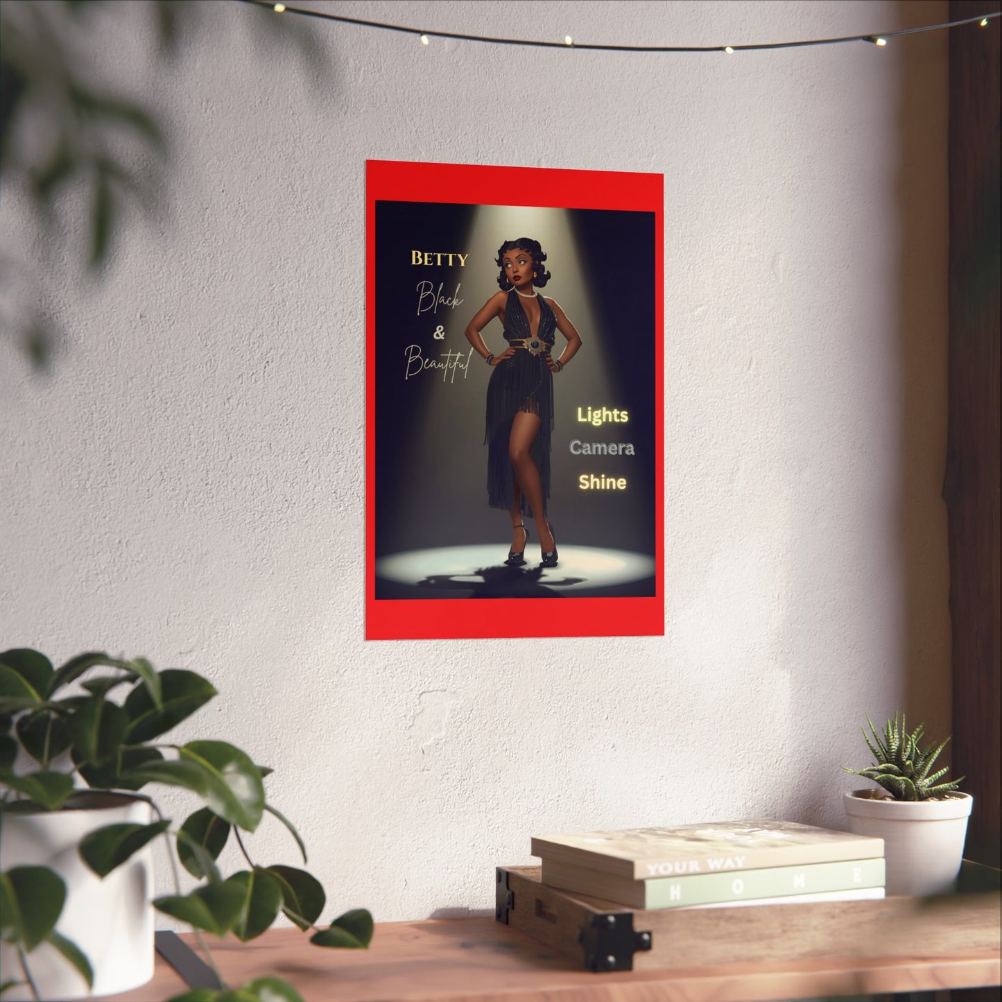 Vintage Fine Art Poster Betty Boop