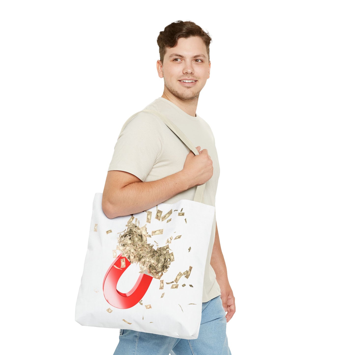 Tote Bag - Money Magnet. Perfect for Financial Goals & Motivational Gifts