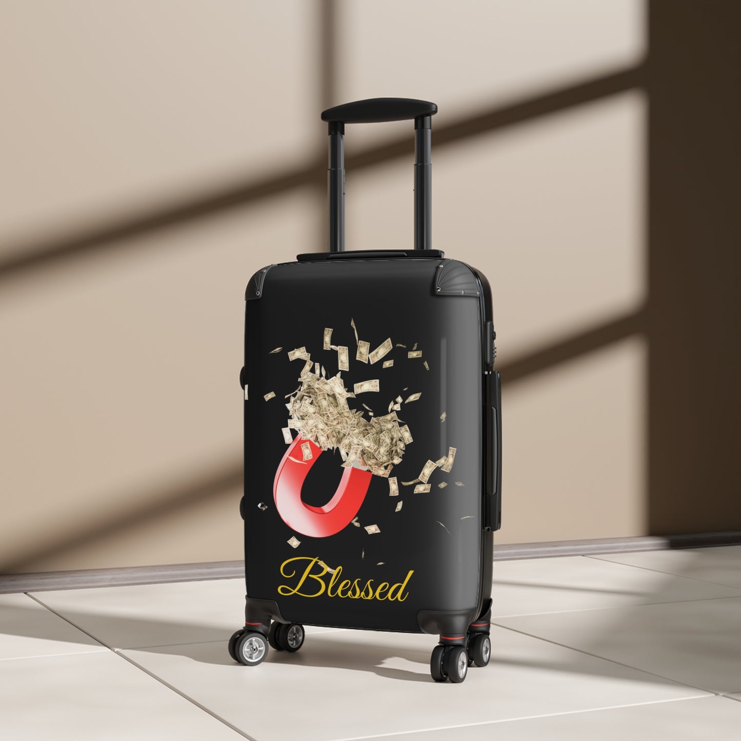 Travel Suitcase | Stylish Luggage for Wanderlust | Perfect for Jetsetters, Vacations, Holidays, Adventurers, Gift Ideas