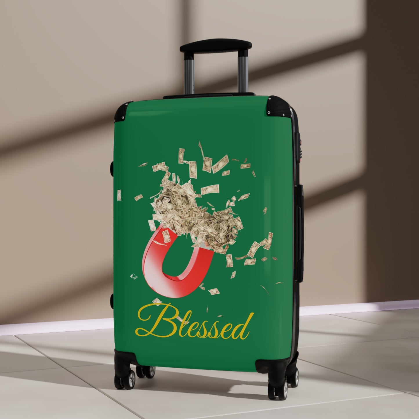 Travel Suitcase | Stylish Luggage for Wanderlust | Perfect for Jetsetters, Vacations, Holidays, Adventurers, Gift Ideas