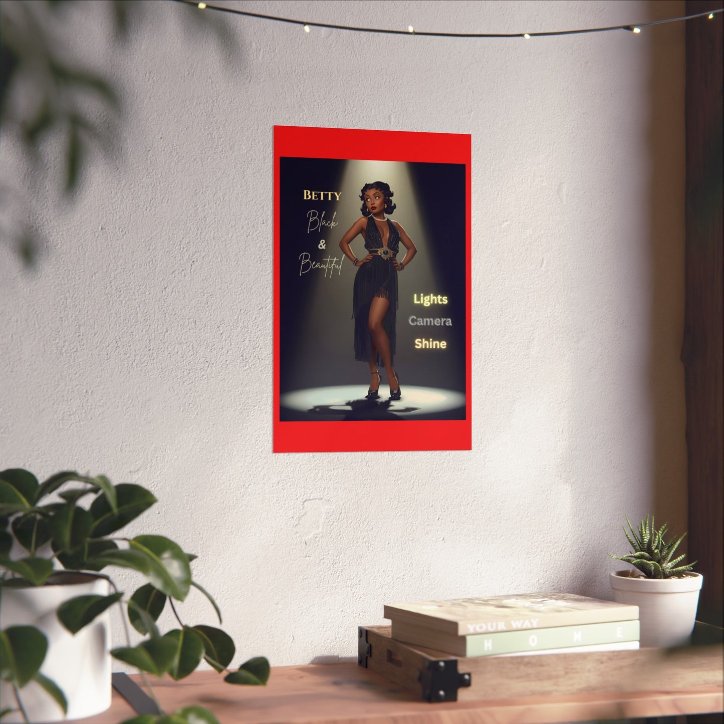 Vintage Fine Art Poster Betty Boop