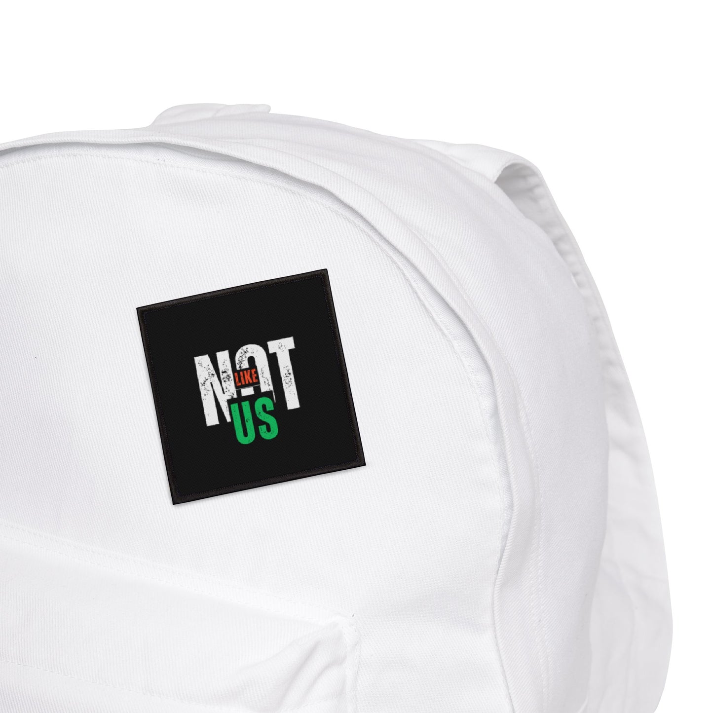 Cool Iron-On Patches - "NOT LIKE US" Design - Trendy, Fashionable Embellishments for Jackets and Bags